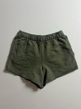 Aerie Beach Party Shorts, Green, Size XS